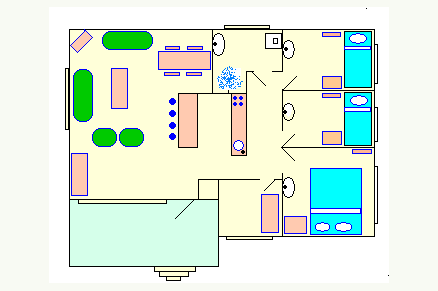 Bungalowpark de Bronzen Emmer Drenthe met paardenstalling en manege VMP019